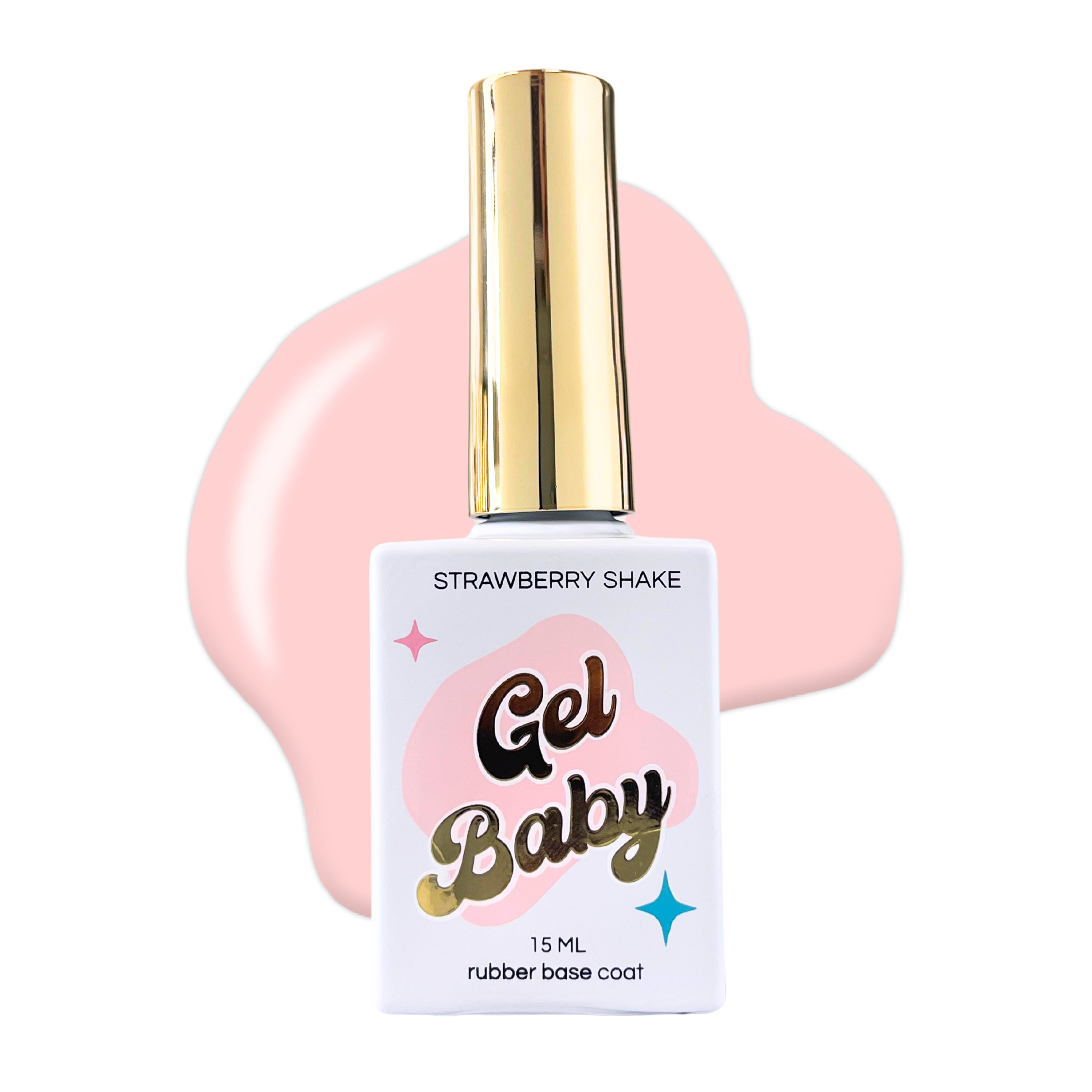 Strawberry Shake Rubber Base Coat – Gel Baby